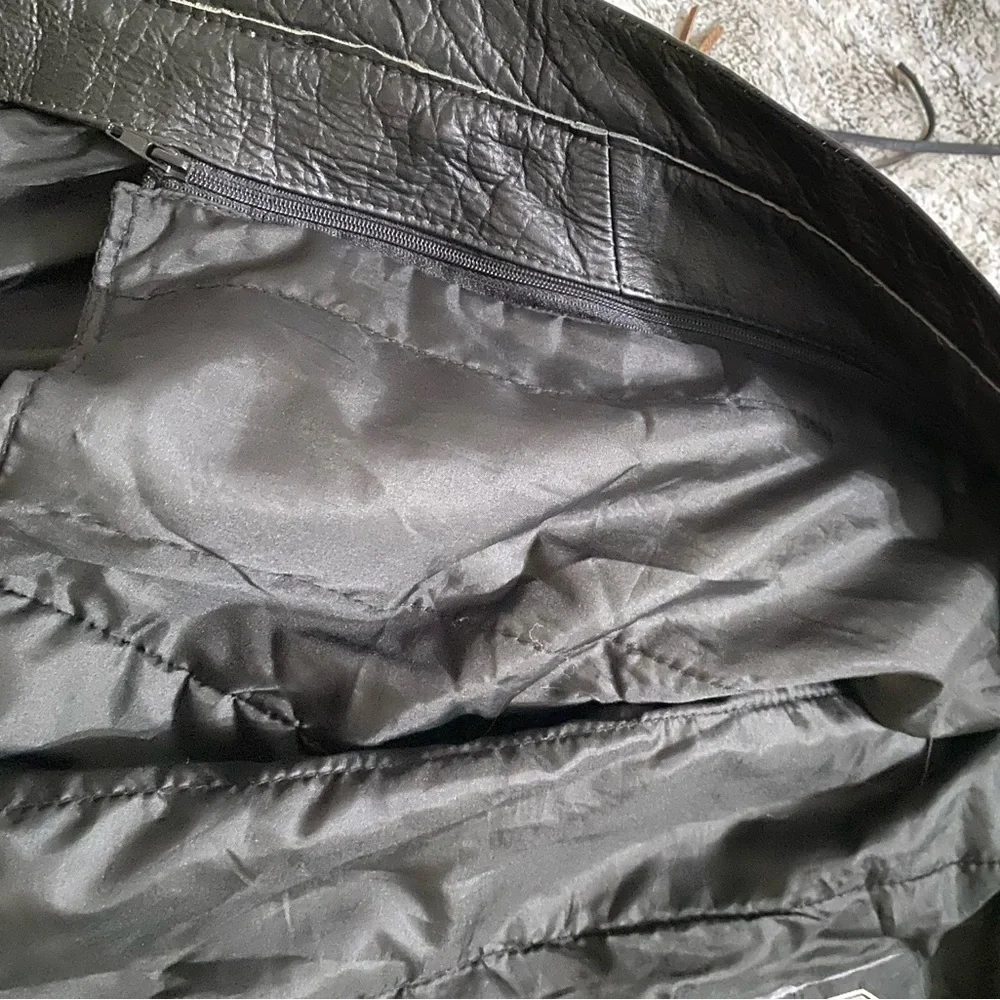Legends Rider Wear Black and Brown Fringe Leather Jacket size L. Cowboy/Biker - Picture 11 of 16